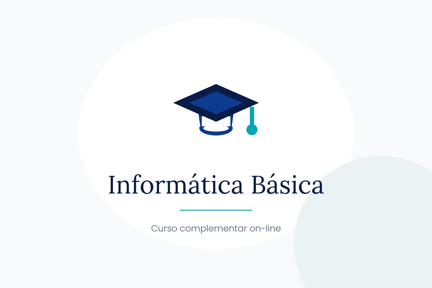 Arte de divulgação do curso on-line de Informática Básica do Professor Igor Santos